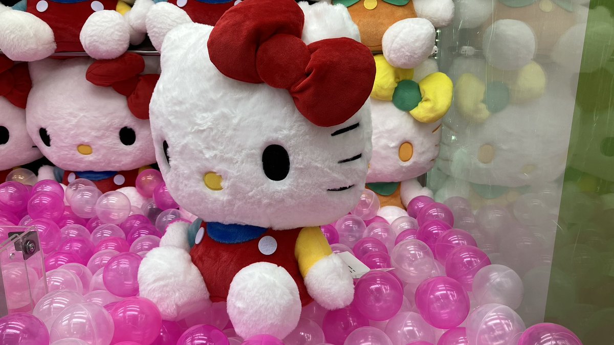 レア♥レトロ キティ ビッグぬいぐるみ2点セット♡ ハローキティ 大小2個セット ぬいぐるみ 2012 BIG レア - メルカリ