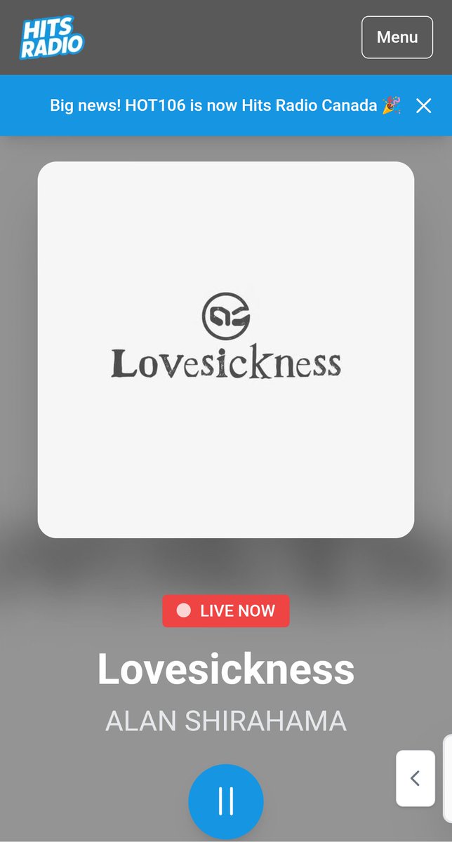chocco1770's tweet photo. ๐จ๐ฆใฎ๐ป๏ธ @HitsRadioCanada ใใ
#GlobalPopFrenzy
#ALANSHIRAHAMA
#Lovesickness ๆตใใพใใ๐ถใ
ๅคงๅฅฝใใชๆฒใใใใใ่ดใใฆๅฌใใ๐๐
ใใใใจใใใใใพใ๏ผ
#GENEใฉใธใชใฏ @_alan_official https://t.co/QAJS8vYXSh