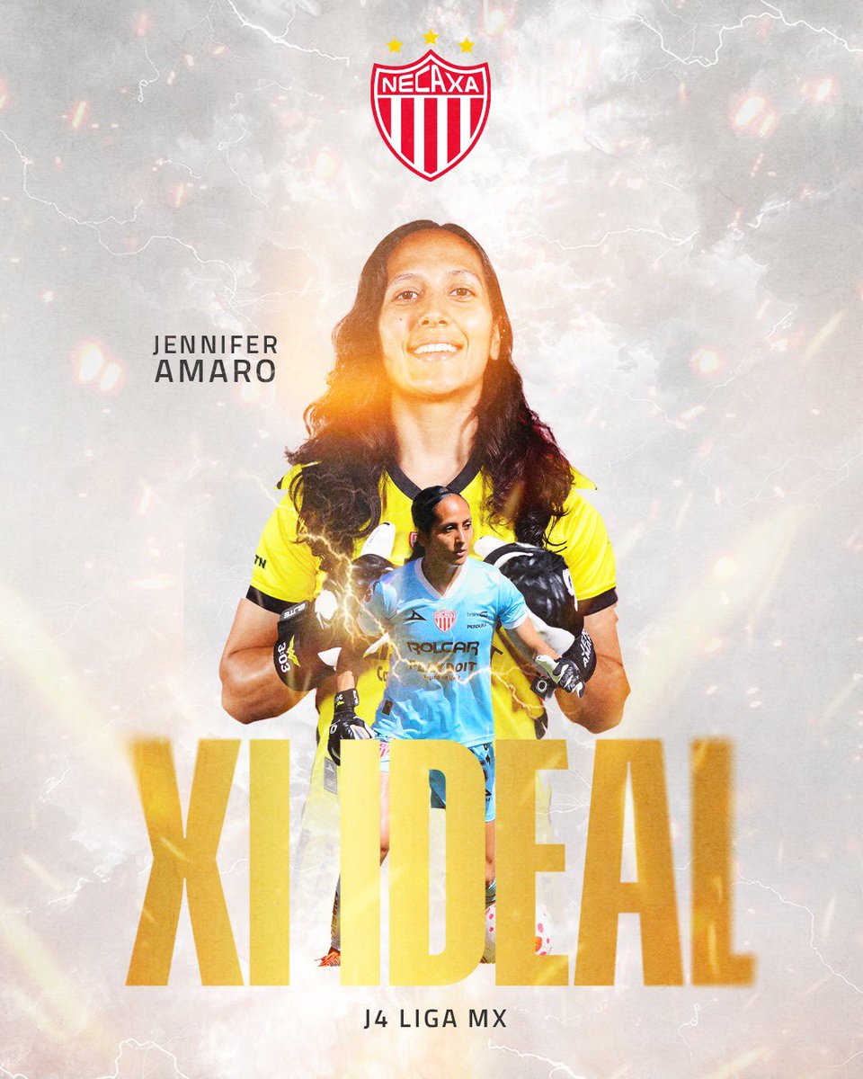 ¡Más qué merecido! 👏👏👏
Nuestra guardameta <a href="/JennAmaro1/">Jenn Amaro</a> es parte del XI ideal de la jornada 04 tras su destacada actuación en el #NECvsLEO… ¡Bárbara, ‘Jenn’! 

#FuerzaCentellas ⚡️