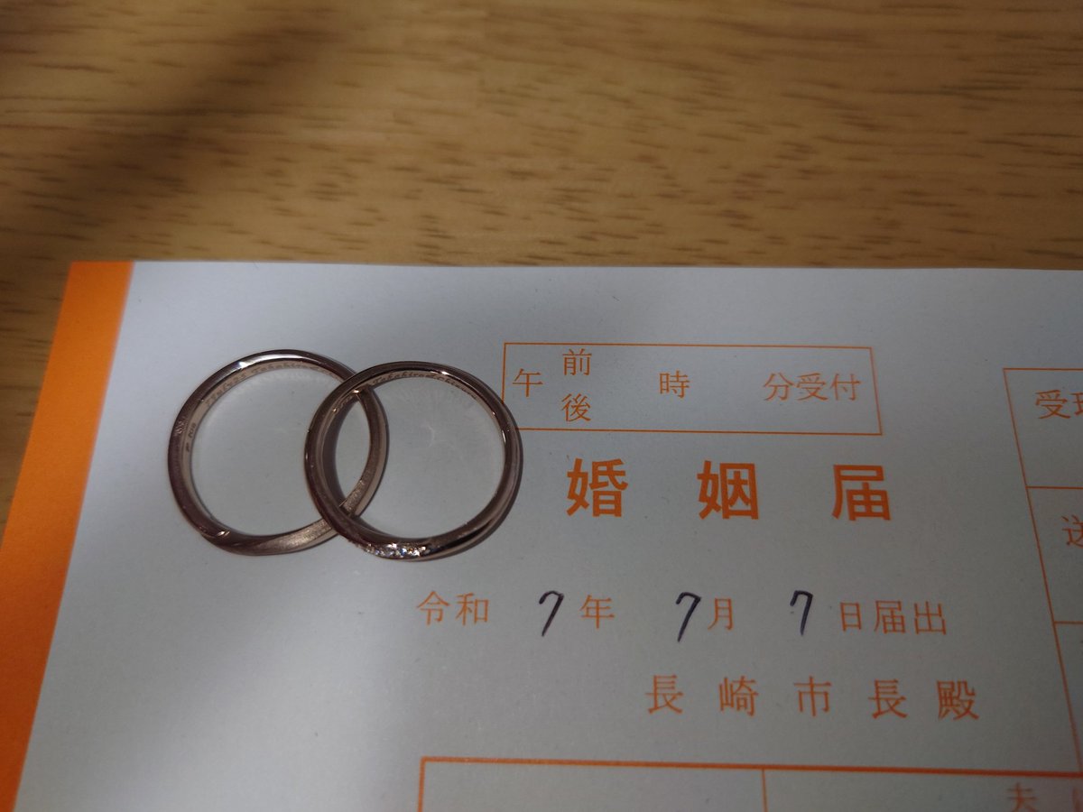 lancersocom's tweet photo. 先月から結婚してました。 https://t.co/526dvDiDV6