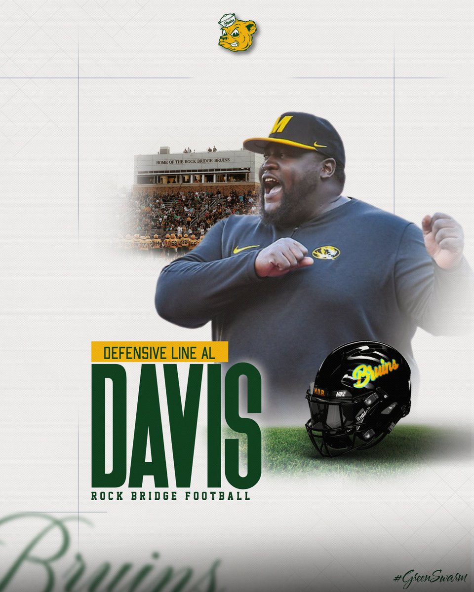Matt Perkins (@coach_perkins) on Twitter photo Welcome <a href="/DLineGURU/">Coach AL Davis</a> to the Bruins Family. Coach Davis brings a wealth of expertise in the game of football and a passion that will drive us to a new level. Fired up to have you join the staff coach!
M. O. B. Welcome <a href="/DLineGURU/">Coach AL Davis</a> to the Bruins Family. Coach Davis brings a wealth of expertise in the game of football and a passion that will drive us to a new level. Fired up to have you join the staff coach!
M. O. B.