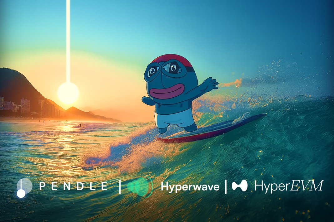 pendle_fi's tweet photo. The HyperEVM Arc continues, with even more pools joining the Pendle yield market!

🔹HyperWave hwHLP (18 Dec 2025) https://t.co/f6majF65C2