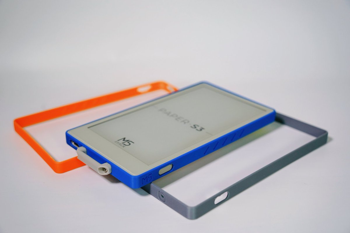 ZC_Explorer's tweet photo. M5stack paperS3 protective case https://t.co/8AzkGFdAHN