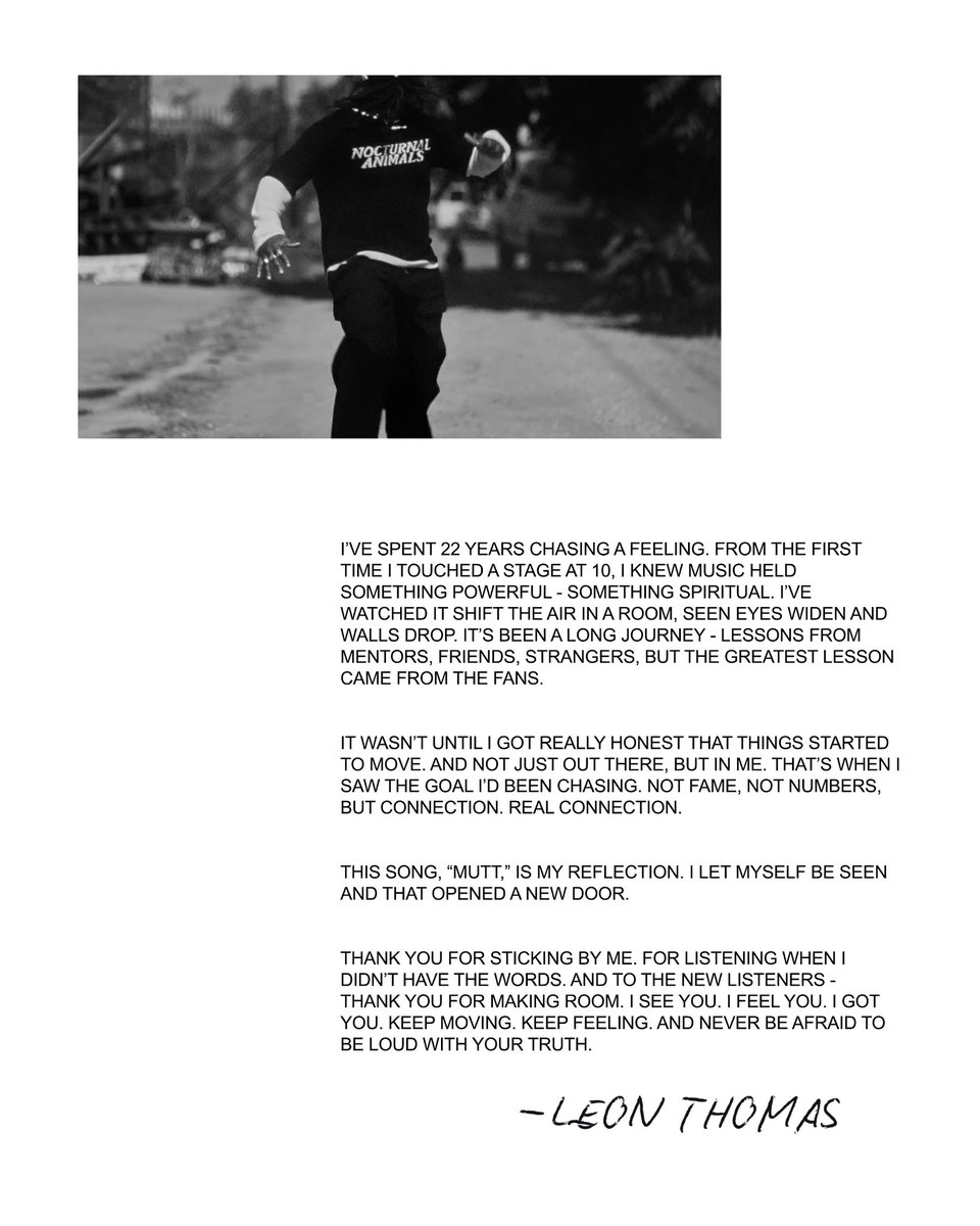 Leon Thomas tweet media