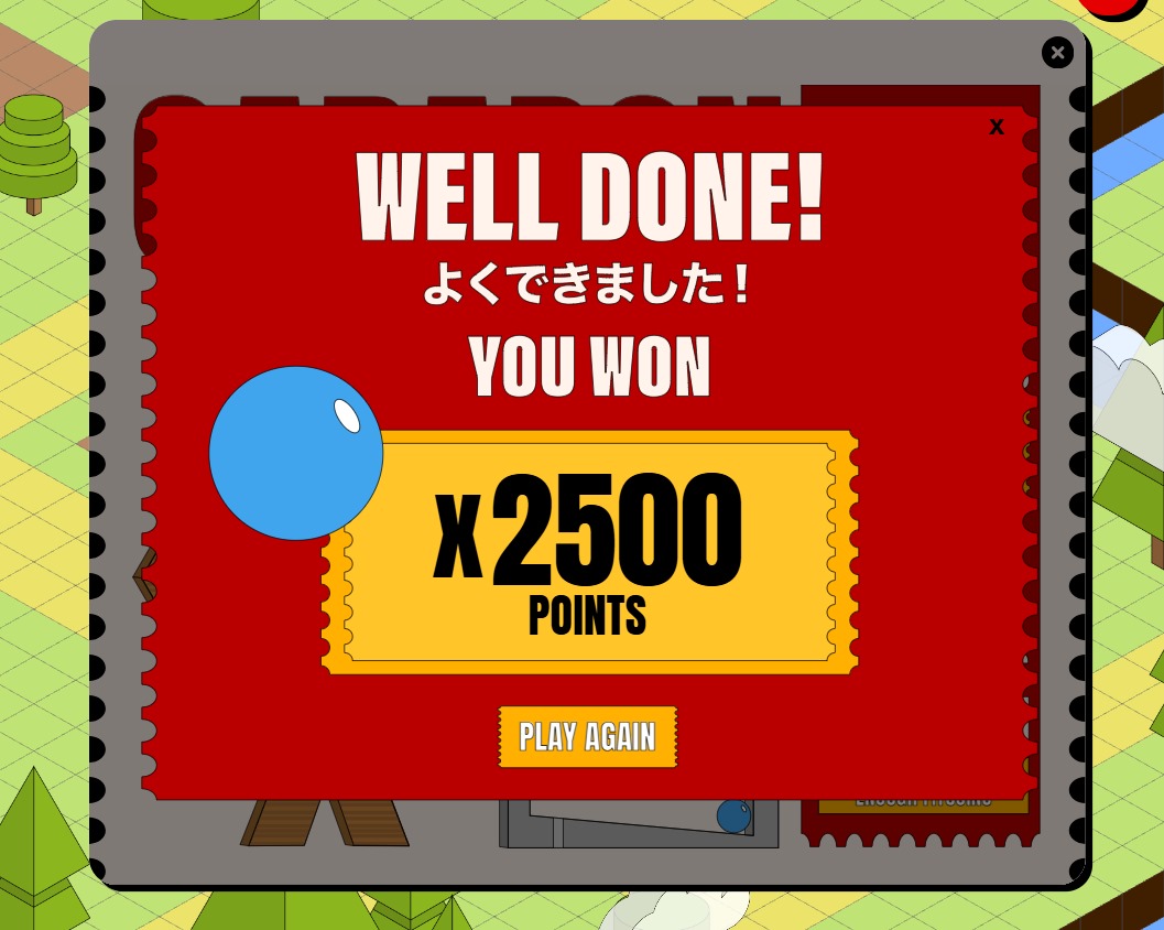 1 red ball, 2 blue balls and 14 white balls on Garapon spinning game 

Lost 12,500 points and later won 62,500 points playing BITFLIP game on anoma 

and also ranked 🏆 3628 with 700k+ points