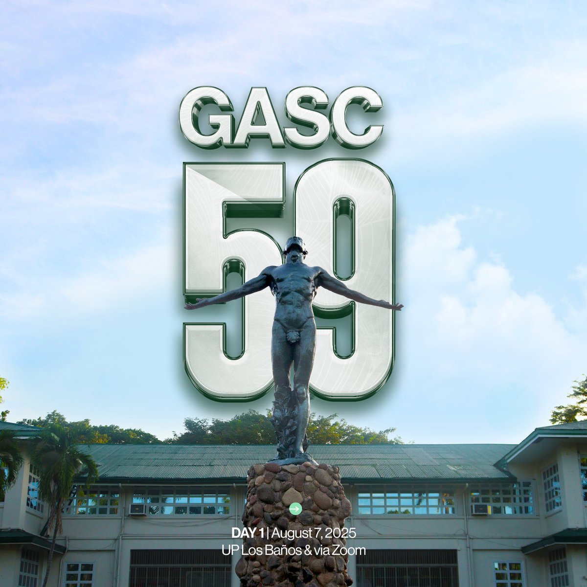 mkule's tweet photo. Magandang umaga mula sa UP Los Baños!

The 59th convention of the General Assembly of Student Councils will convene today at the University of the Philippines Los Baños Electrical Engineering Building and via Zoom.

Follow this page and other member publications for our live coverage.
 
#GASC59
#SR42