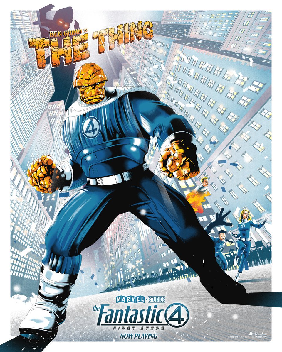Marvel Studios (@marvelstudios) on Twitter photo Ben Grimm is The Thing.
šØĀ illustrated by <a href="/17thandOak/">17th & Oak - Illustration + Design</a>
The Fantastic Four: First Steps is now playing in theaters! Get tickets now:Ā fandango.com/FantasticFour Ben Grimm is The Thing.
šØĀ illustrated by <a href="/17thandOak/">17th & Oak - Illustration + Design</a>
The Fantastic Four: First Steps is now playing in theaters! Get tickets now:Ā fandango.com/FantasticFour