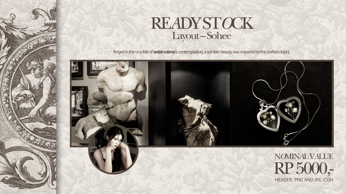 sedahrukma's tweet image. Help rt/repost? Thank you!

Ready-to-go 7 layout - Han Sohee priced at RP 5,000,-/each includes png and jpg icon. Don’t hesitate to knock my dm if you’re interested.

#zonauang #zonajajan