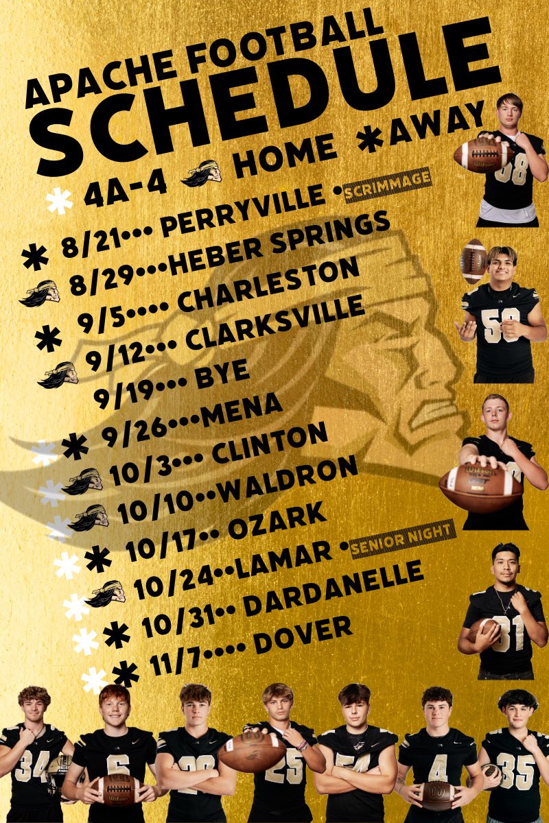 Kaleb Stancil (@kaleb_stancil) on Twitter photo To say I’m ready for #FridayNightLights
is an understatement!
Here is the plan for my fall, God willing.
<a href="/FootballApache/">Pottsville Apache Football</a> let’s roll! To say I’m ready for #FridayNightLights
is an understatement!
Here is the plan for my fall, God willing.
<a href="/FootballApache/">Pottsville Apache Football</a> let’s roll!