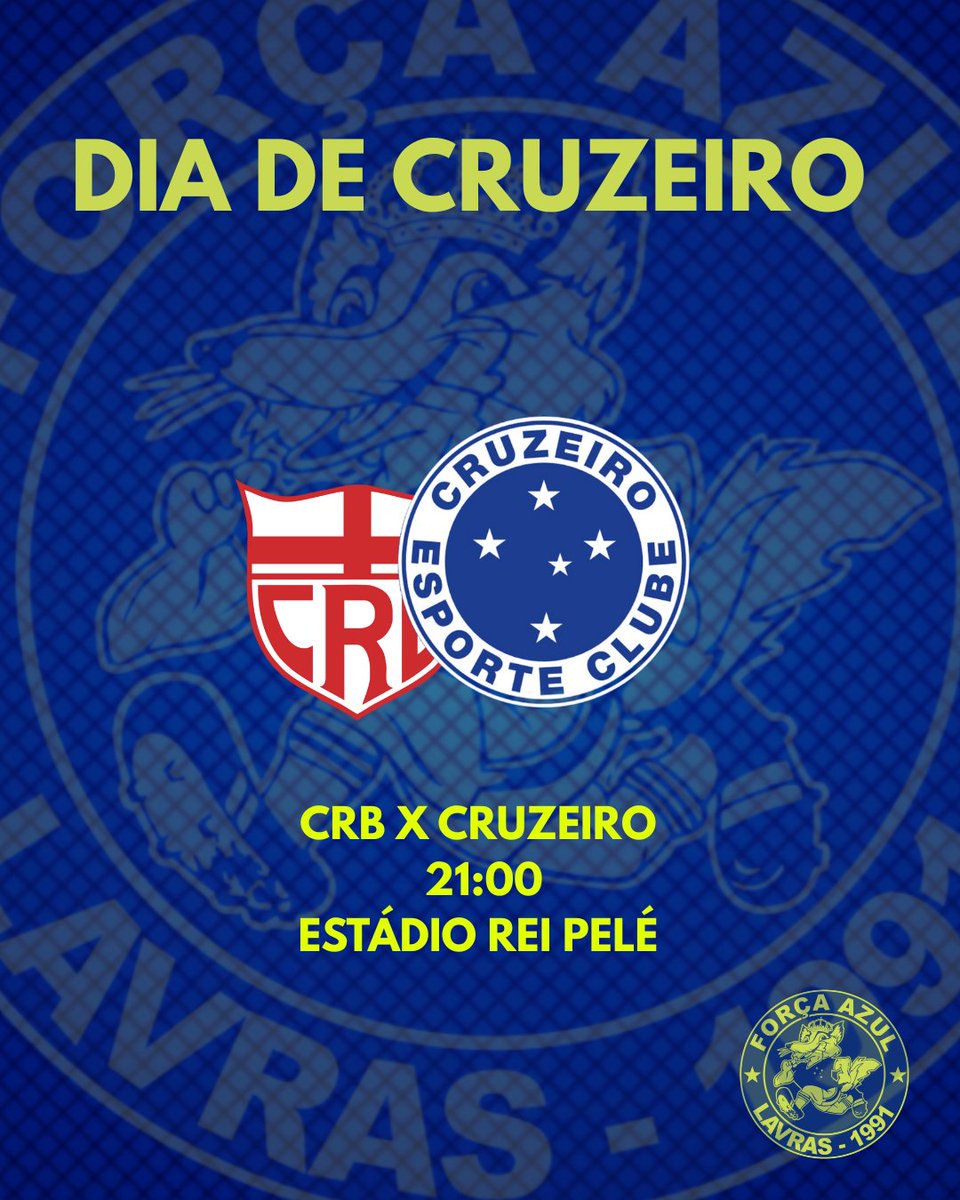 DIA DE COPA,DIA DE CRUZEIRO EM BUSCA DO HEPTA💪🏼💪🏼💪🏼🔥🦊🔵🦊🔥🦊🔵⚪🔥🦊🔵

VAMOSSS CRUZEIROOO ⚪🔵🦊⚪🔵🔥🔵⚪🦊

#DIADECRUZEIRO #COPADOBRASIL #CRUZEIRO #FALLAVRAS #forcaazuldelavras
