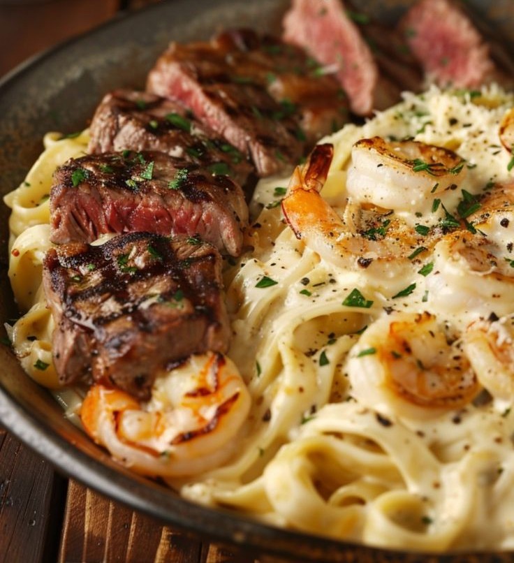 ann_ann886's tweet photo. Make Outback's Kingsland Pasta at home—creamy, bold, and packed with grilled steak & shrimp! 🍤🥩🍝 #CopycatRecipe
Full Recipe: https://t.co/KDwMW6EDnx https://t.co/SNsBSnffZf