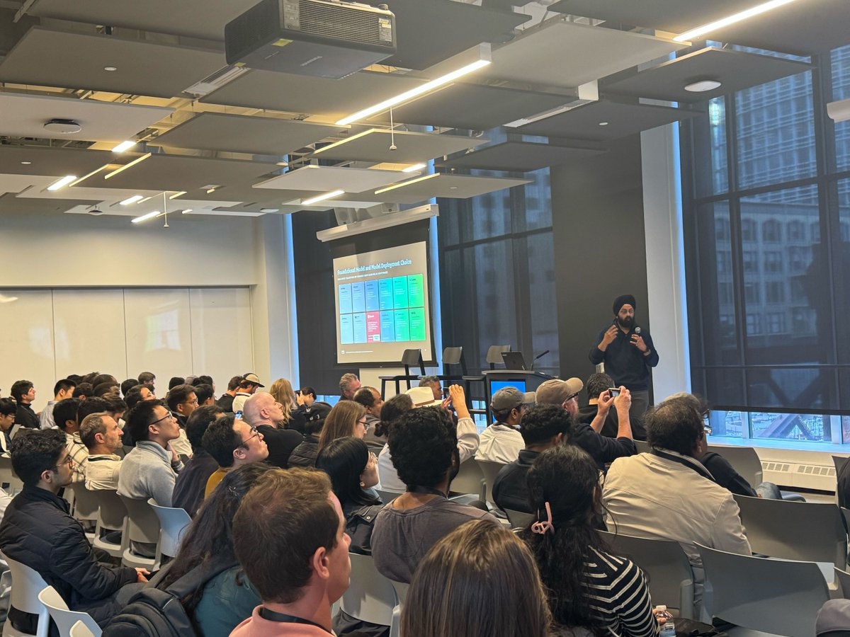 Arize AI (@arizeai) on Twitter photo Packed the AWS Loft with builders last night w/ @CrewAIInc & <a href="/awscloud/">Amazon Web Services</a>—diving into tracing & evals for reliable AI agents.
Thanks to <a href="/joaomdmoura/">João Moura</a>, Karan Singh & <a href="/jason_lopatecki/">Jason Lopatecki</a> for a convo on where agent infra’s headed.
Missed it? We’re back Aug 28: bit.ly/4m6YB8M Packed the AWS Loft with builders last night w/ @CrewAIInc & <a href="/awscloud/">Amazon Web Services</a>—diving into tracing & evals for reliable AI agents.
Thanks to <a href="/joaomdmoura/">João Moura</a>, Karan Singh & <a href="/jason_lopatecki/">Jason Lopatecki</a> for a convo on where agent infra’s headed.
Missed it? We’re back Aug 28: bit.ly/4m6YB8M