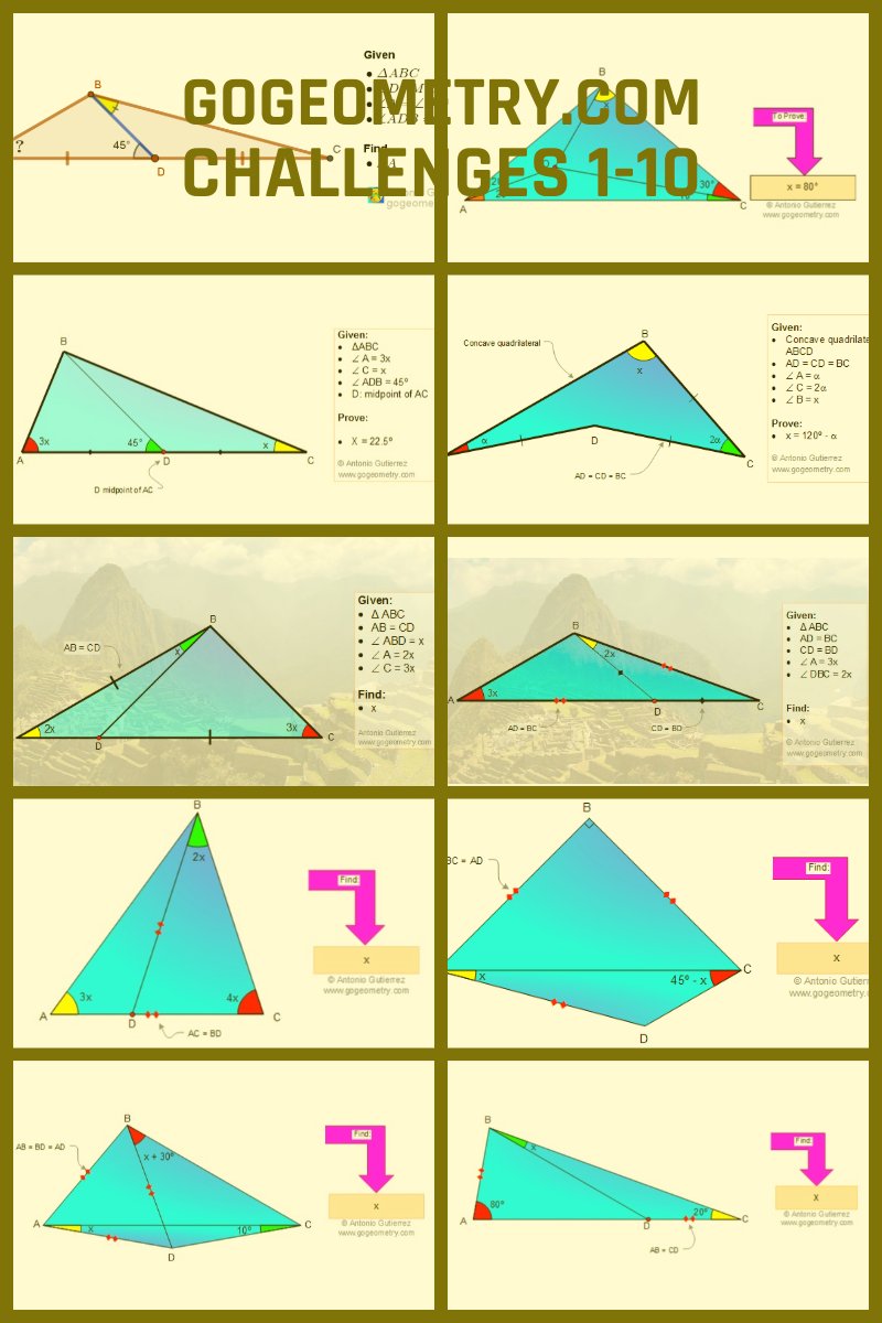 gogeometry's tweet image. A compilation of geometry challenges! 🧠 We&apos;ve created a GoGeometry poster featuring problems 1-10. Can you solve them all? 🧐 Find the details at gogeometry.com/math_geometry_…

#GoGeometry #Math #Geometry #Challenges #Poster #MathChallenge