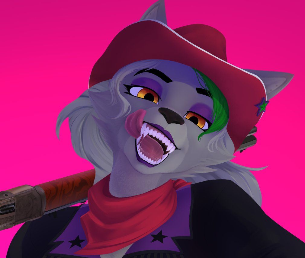 _1rainy_day1_'s tweet photo. cowgirl.
#workinprogress #roxannewolf #FNAF https://t.co/0SYOfVAPjE