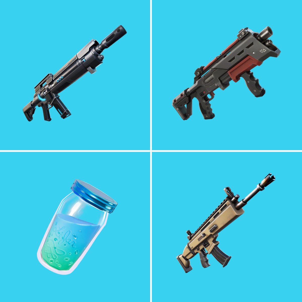 Current items set to be available as S+ rank rewards next season 💀 

- Overclocked Pulse Rifle
- Enhanced Havoc Pump Shotgun
- Mythic Scar
- Legendary Slurp Juice 
(Via: <a href="/AllyJax_/">AllyJax</a> )