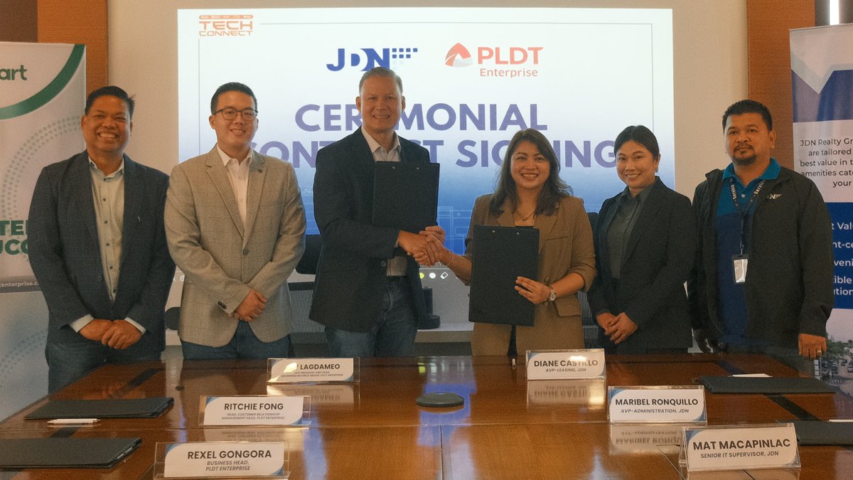PLDT Inc. (@pldt) on Twitter photo .<a href="/PLDTEnterprise/">PLDT Enterprise</a> is enabling JDN Realty Group to meet the growing connectivity demands of BPO and ICT tenants while elevating its retail and commercial property operations across Luzon. Read more: bit.ly/47lxtOH
#LevelUpToPLDT .<a href="/PLDTEnterprise/">PLDT Enterprise</a> is enabling JDN Realty Group to meet the growing connectivity demands of BPO and ICT tenants while elevating its retail and commercial property operations across Luzon. Read more: bit.ly/47lxtOH
#LevelUpToPLDT