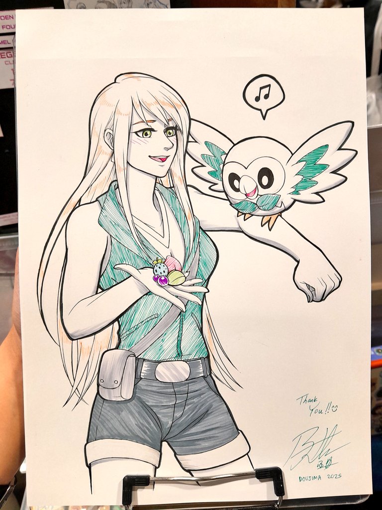 Fuyu โ OTAKET 2025 ๐ฑ๐ธ๐ฌ (@beatradical) on Twitter photo Waist-up Inked Commission , featuring the commissioner's OC with her Rowlet ๐ฆ๐ฑ
Drawn during this year's <a href="/doujimasg/">Doujin Market</a> ! Thank you for your kindest support ๐๐
.
.
โ๏ธโ๏ธ I'll be available for live art commissions again at Pocket <a href="/mARTsuri_SG/">mARTsuri SG</a> this weekend~ Waist-up Inked Commission , featuring the commissioner's OC with her Rowlet ๐ฆ๐ฑ
Drawn during this year's <a href="/doujimasg/">Doujin Market</a> ! Thank you for your kindest support ๐๐
.
.
โ๏ธโ๏ธ I'll be available for live art commissions again at Pocket <a href="/mARTsuri_SG/">mARTsuri SG</a> this weekend~