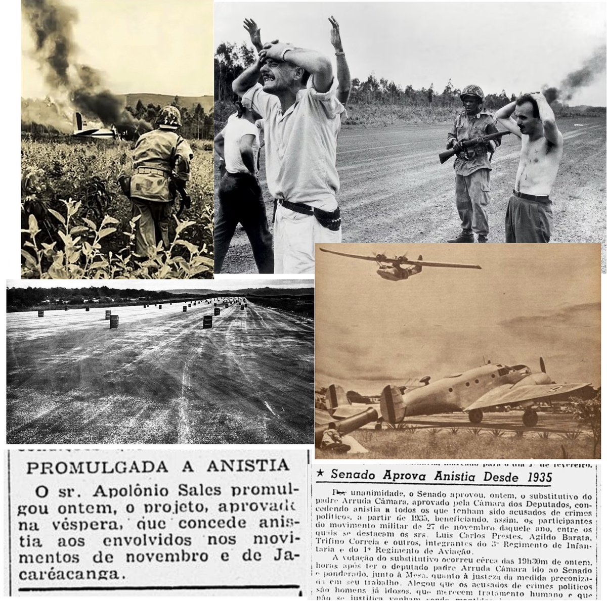 JK concedeu anistia aos militares golpistas de Jacareacanga (1956) e Aragarças (1959), certo? Não foi assim: logo após a 1a tentativa, JK de fato concedeu anistia, mas os golpistas fizeram a 2a e ele decidiu que haveria punição, mas, dois anos depois, o Congresso os anistiou.