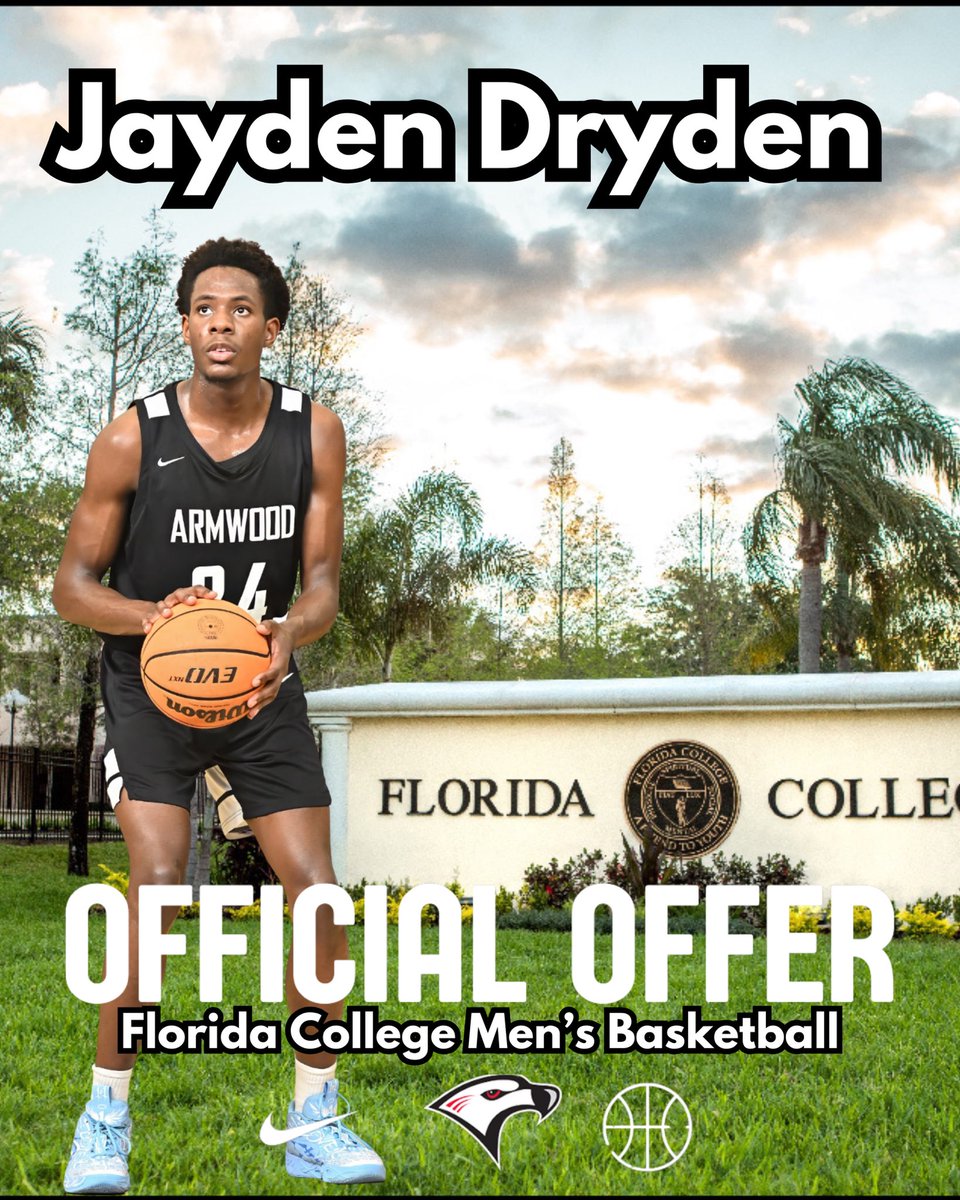 Congratulations to C/26 Jayden Dryden on receiving a Full ride scholarship to play at Florida College! 

#GoHawks #WeOverMe #ArmwoodHighSchool