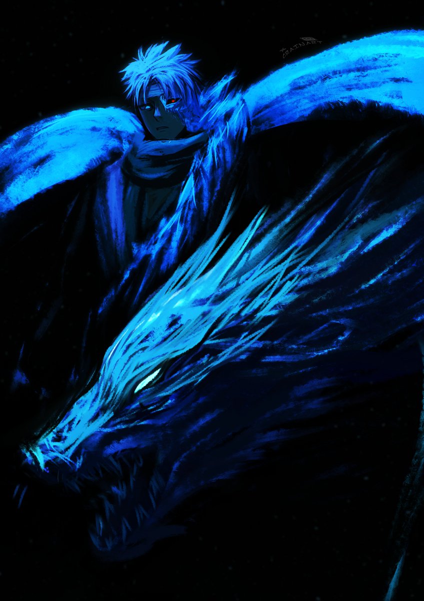Crain1Art's tweet photo. Toshiro - Bleach https://t.co/klXiFcks8W