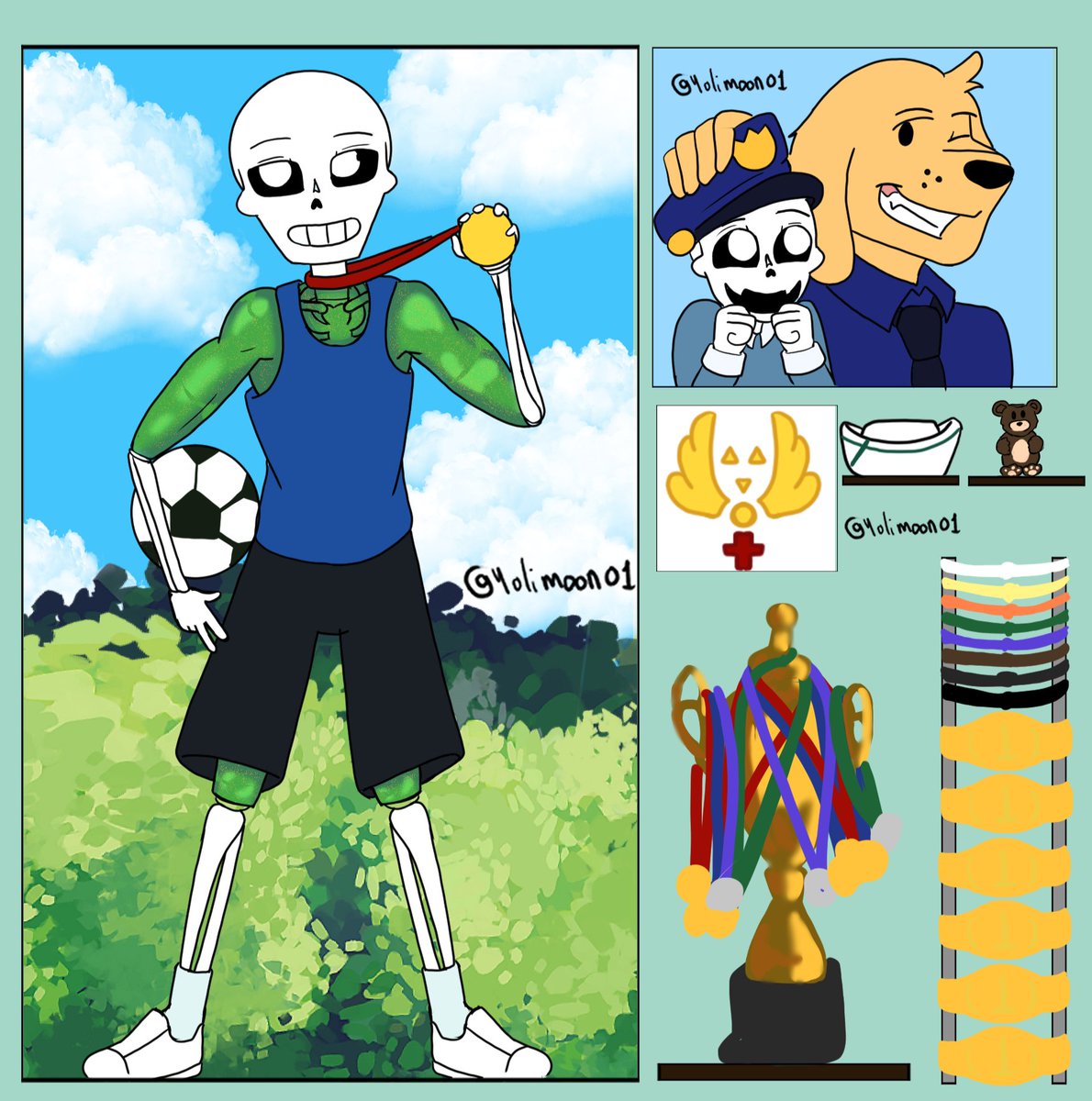 Yolimoon01's tweet photo. Que no se note la hueva queme dio hacer el fondo de Rhya jajaja es que queria hacer dibujos de mis peques... bueno los de Doc mostrando un poco de ellos en el proceso jajaja mi favorita fue Kine ame hacer sus tiaras y trofeos.
#fanchildrensans #underhope #sansoc https://t.co/r8SVC53iQd