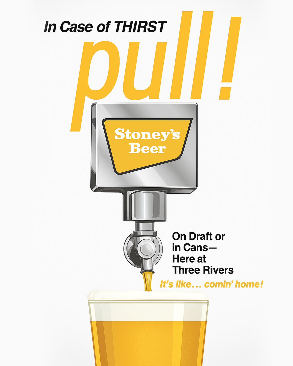 Nothing hits like a cold Stoney’s on draft. It’s like comin’ home. 🍺 #StoneysBeer #Beer #Pennsylvania #Pittsburgh