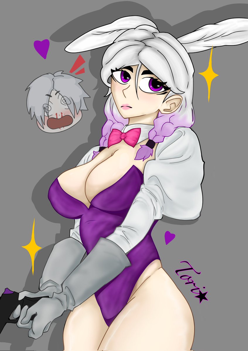 SimpDeTorin's tweet image. Thanks for the drawing @Tori_Rasputin It turned out beautiful on you 💜