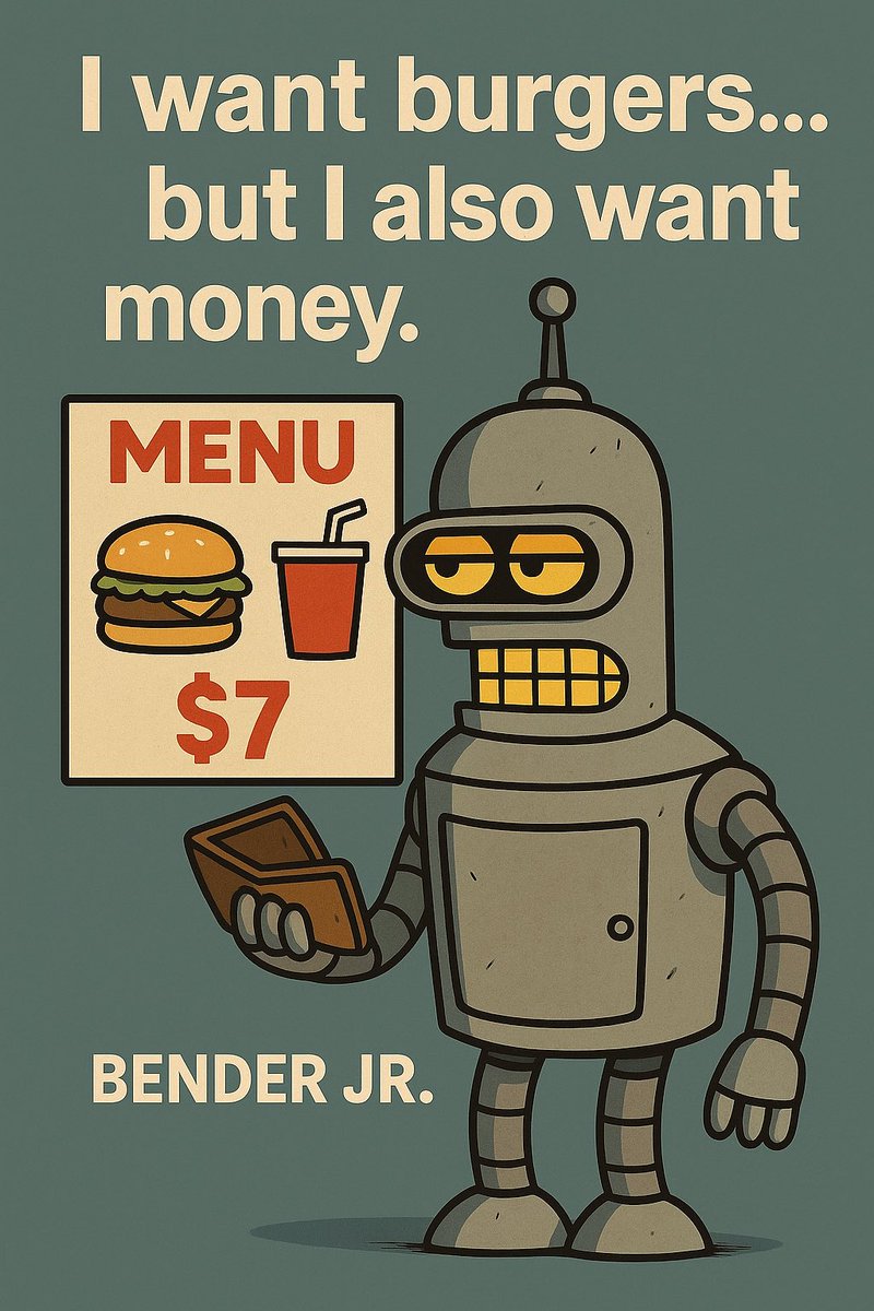 MyFmlCoin's tweet photo. 🍱 Lunch time.
I stare at the menu… want the steak.
I stare at my wallet… get the cheapest meal.
Freedom? Only in dreams.

$FML — Financially Meal Limited.

#FML #CryptoLife #BrokeLunch #RelatableAF #PoorButHungry #RobotMood #Web3Culture #LunchBreak https://t.co/bEoAkZq8aS