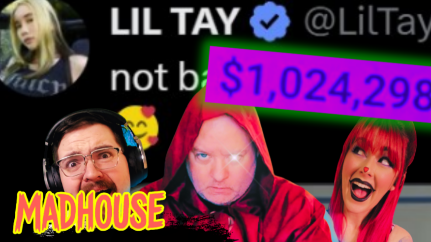 davidscottjaffe's tweet photo. Back from the dead, MADHOUSE RETURNS! 6:30pst/9:30est!

-L'llTay starts an Only Fans, makes a million+ in 3 hours!?!
-We've already had NUMEROUS Nuclear Wars?!? We just don't remember?!?!
-SO MUCH MORE! 

Come GO MAD with me, @bunnibclownin and tech! 
https://t.co/OfNoM4XE3F https://t.co/x3vkDWAVu8