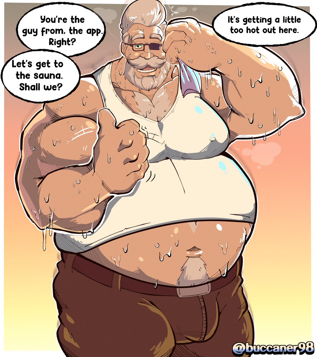 hot day invitation

#bara #bear #gay #daddy #art