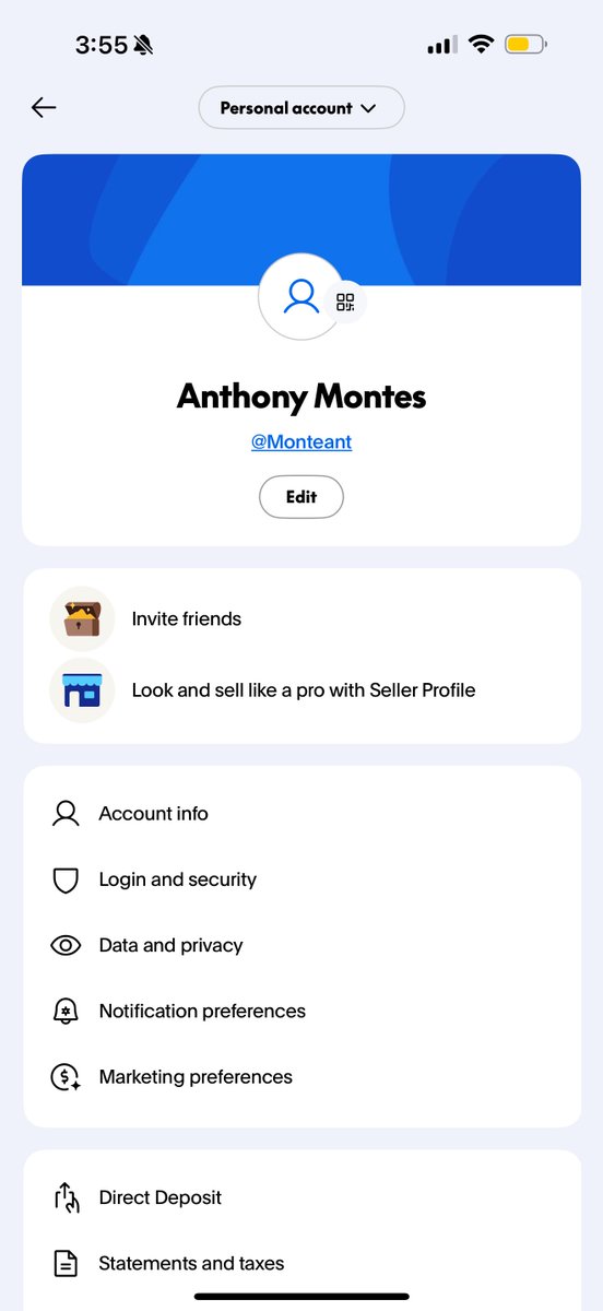 Here is my Venmo / PayPal page for anyone who wants to donate!

Current progress for WEST’s Quest:

$50/200 (150 left)

venmo.com/u/Anthony-Mont…