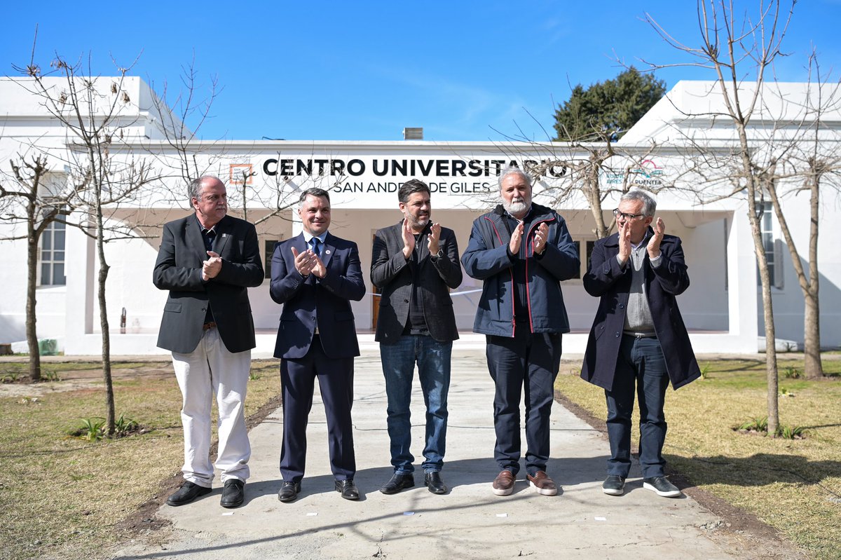 ¡Inauguramos el Centro Universitario N° 39 del programa #PUENTES! En San Andrés de Giles, junto al intendente <a href="/MiguelGesualdi1/">Miguel Gesualdi</a>, dimos un nuevo paso para acercar la educación superior a más bonaerenses.