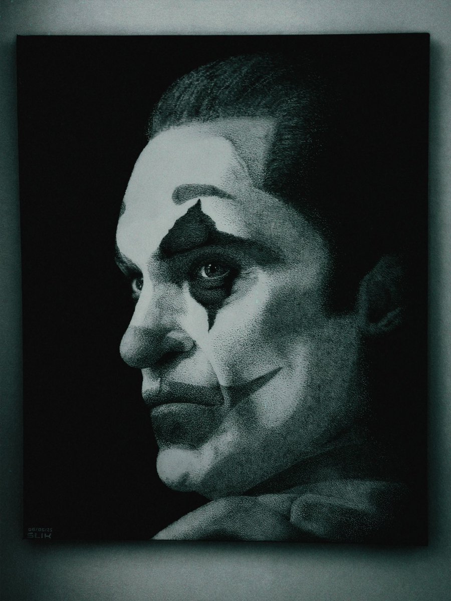 slikhades's tweet photo. “how about another joke, murray?”

MY NEWEST CANVAS PIECE 
100 x 50 CM - HAND DRAWN ✍️
JOKER (2019) https://t.co/AANY0nlm0j