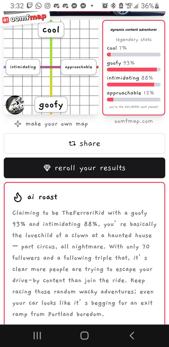 TheFerrarikid13's tweet photo. I definitely agree with the Goofy part 🤪 but unapproachable? 🤔that just doesn't seem right! 😱
No one should ever be intimated by me! 😊
I'm always down for meeting new people and making friends!😃😃
#PleaseToMeetYouImTheFerrariKid😁 #Adventures #oomfmap
#GoofBall #Friendship https://t.co/20ka3prpsZ
