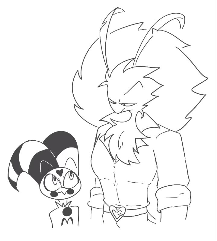 落書き若🐔と🍅