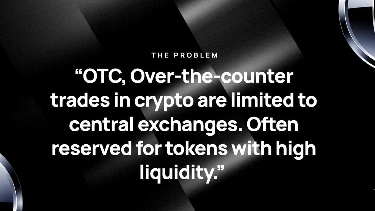 <a href="/ramonos/"></a> Now imagine if that same project used OTC for the whales to exit.

The chart would never dump.

That is what we are building, DECENTRALIZED OTC.

<a href="/DeOtcPLATFORM/">deOTC</a>