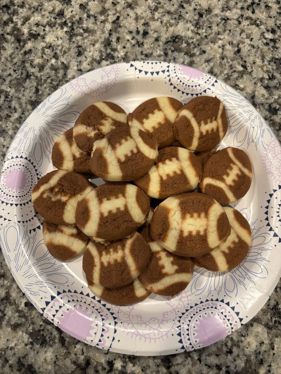 coachprburkhead's tweet image. What do you know…they’re little footballs! 
#LacesOut