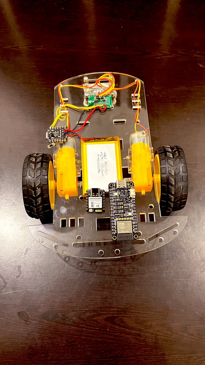 Upside Down Labs (@myupsidedownlab) on Twitter photo Today we controlled this robotic car with brain and muscles using Neuro PlayGround Lite and <a href="/seeedstudio/">Seeed Studio</a> XIAOESP3262.
NPG Lite is launched on <a href="/crowd_supply/">Crowd Supply</a>
Get yours today!
🔗 crowdsupply.com/upside-down-la…
#Neuroscience #Neurotech #HCI #BCI #HumanComputerInterface #project Today we controlled this robotic car with brain and muscles using Neuro PlayGround Lite and <a href="/seeedstudio/">Seeed Studio</a> XIAOESP3262.
NPG Lite is launched on <a href="/crowd_supply/">Crowd Supply</a>
Get yours today!
🔗 crowdsupply.com/upside-down-la…
#Neuroscience #Neurotech #HCI #BCI #HumanComputerInterface #project