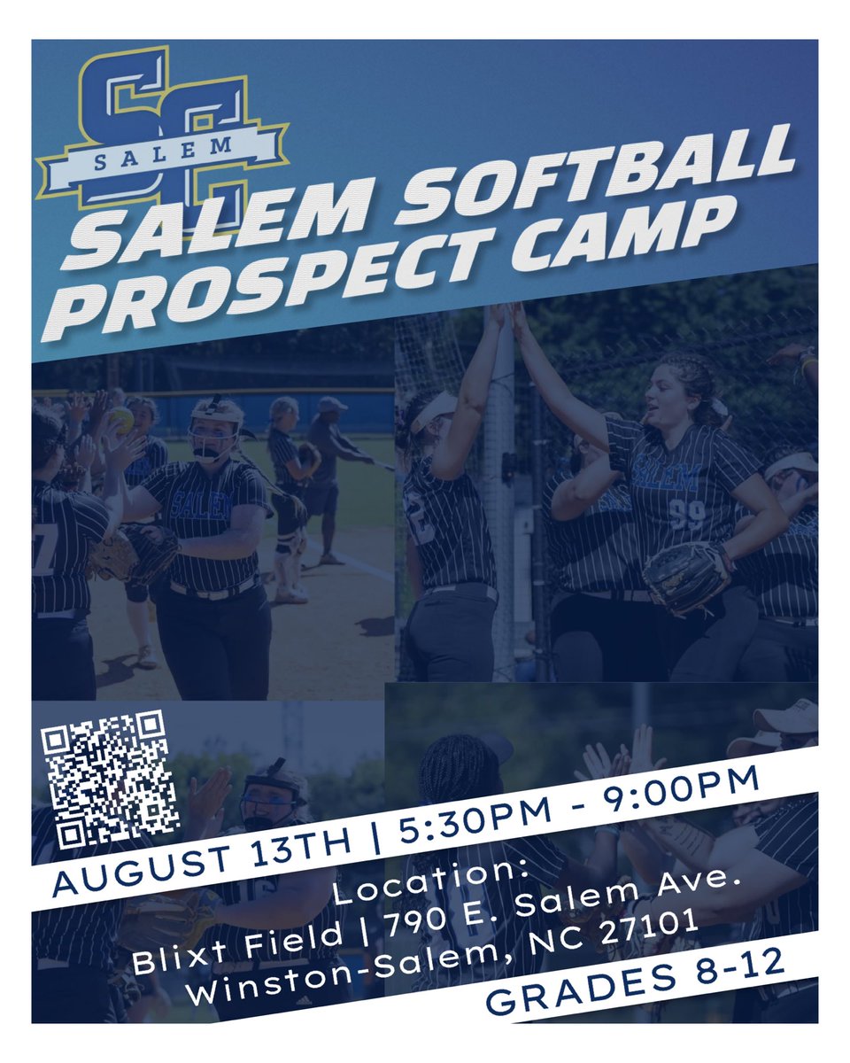 Just a friendly reminder: we're only a week away from our next Prospect Camp on Wednesday, August 13, from 5:30 PM to 9:00 PM. Campers will also have the opportunity to go on a campus tour.

Registration below.

🔗 register.ryzer.com/camp.cfm?sport…
