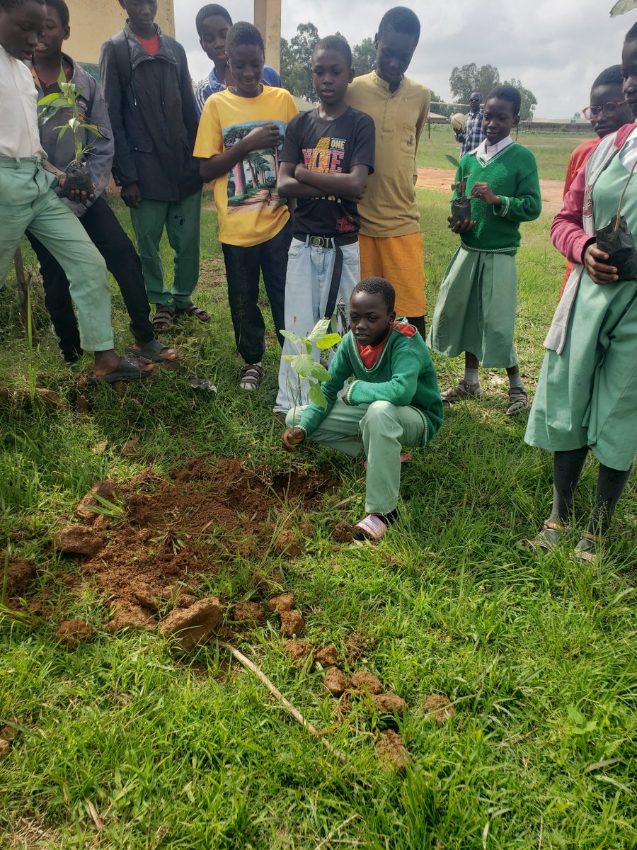 The atmosphere was charged with excitement as we engaged in an interactive learning session focused on the importance of environmental stewardship, with a special emphasis on tree planting. Thereafter  the students joined in a hands-on tree planting exercise.