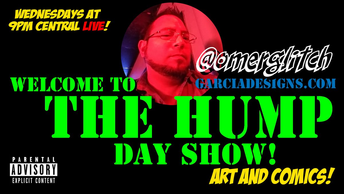 Omer Garcia III (@omerglitch) on Twitter photo Wednesdays at 9PM Central it's The Hump Day show LIVE! With your host <a href="/omerglitch/">Omer Garcia III</a> and possible guest <a href="/DevilMomentum/">DEVIL FLYER MOMENTUM</a> <a href="/AKAPAD/">Peter A DeLuca</a> <a href="/AnInstallation/">Dale A</a> <a href="/MarcusKelligrew/">Marcus Kelligrew Available to draw comics</a> <a href="/SeclusionStudio/">John Epple</a>
youtube.com/live/v_HqFD4Wm… Wednesdays at 9PM Central it's The Hump Day show LIVE! With your host <a href="/omerglitch/">Omer Garcia III</a> and possible guest <a href="/DevilMomentum/">DEVIL FLYER MOMENTUM</a> <a href="/AKAPAD/">Peter A DeLuca</a> <a href="/AnInstallation/">Dale A</a> <a href="/MarcusKelligrew/">Marcus Kelligrew Available to draw comics</a> <a href="/SeclusionStudio/">John Epple</a>
youtube.com/live/v_HqFD4Wm…