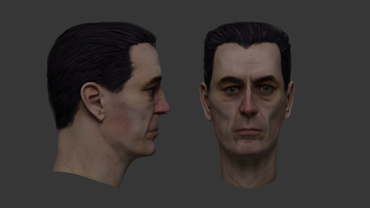 G-Man Remake head demonstration