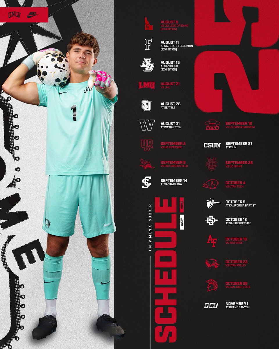 THE 2025 SCHEDULE JUST DROPPED‼️

📰➡️ tinyurl.com/4uat5ycd

🗓️➡️ tinyurl.com/yyruxzy2

🎟️ Buy season &amp; single game tickets at UNLVTickets.com