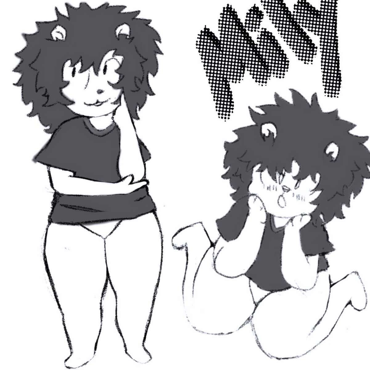 possum_Bill's tweet photo. Exploring expressions with this little bear girl 🐻💕 I wanted her to look curious and gentle. https://t.co/Of4n483thV