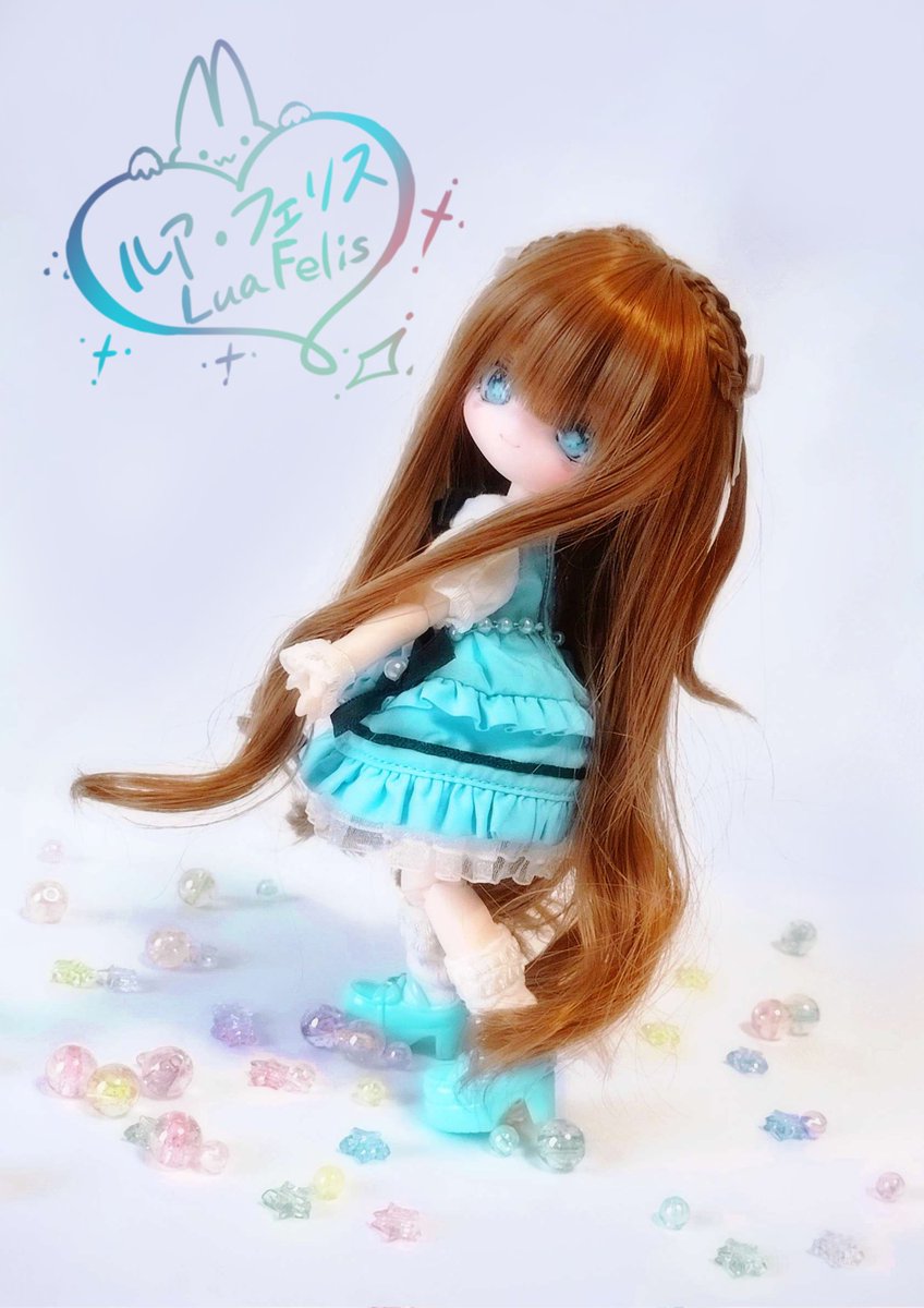 「この きらきらたちはね、夜のあいだだけ、ルアとおしゃべりしてたのですよ～☆」
#うちのこかわいい #ドールオーナーさんと繋がりたい