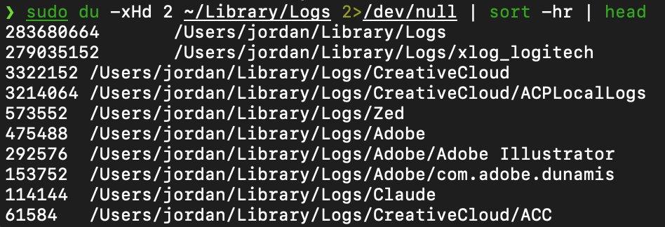 SkuseNFT's tweet photo. wtf.. this is mindblowing..

@Logitech users, check your logs... 283gb of logs being used on my 500gb mac https://t.co/hVbnMkOM3o