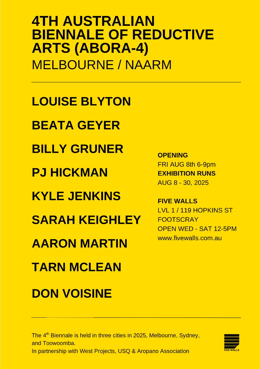 FiveWalls_'s tweet photo. Five Walls August Exhibitions - https://t.co/3sZHt4sWyi https://t.co/auSqz0395P