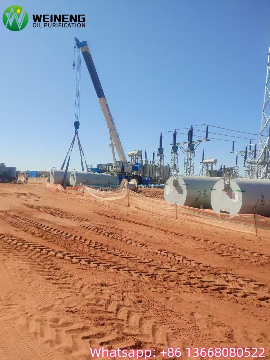 ZuoOil's tweet photo. We proud to announce the successful installation and commissioning of a high-capacity 3000 liters per hour (L/H) transformer oil filtration machine for a key client in South Africa. https://t.co/jSeQrIXXdE