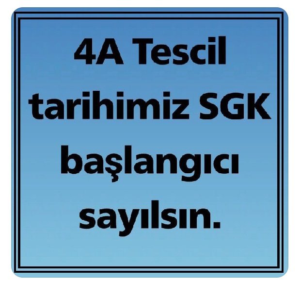 Hak emekten doğar..

-Emeğimiz var

-Hakkımız var

-Çocuk denecek yaşta verdiğimiz mücadele var,

Haklıyız...

"HAKKIMIZIN TESLİMİ SONUNA KADAR HAKKIMIZ.."
Sn.
<a href="/RTErdogan/">Recep Tayyip Erdoğan</a> 
<a href="/dbdevletbahceli/">Devlet Bahçeli</a>
<a href="/isikhanvedat/">Prof. Dr. Vedat Işıkhan</a>
<a href="/_cevdetyilmaz/">Cevdet Yılmaz</a>

Nerede Bu Adalet
#StajyerÇırağınDiplomasıGerçekSigortasıSahte