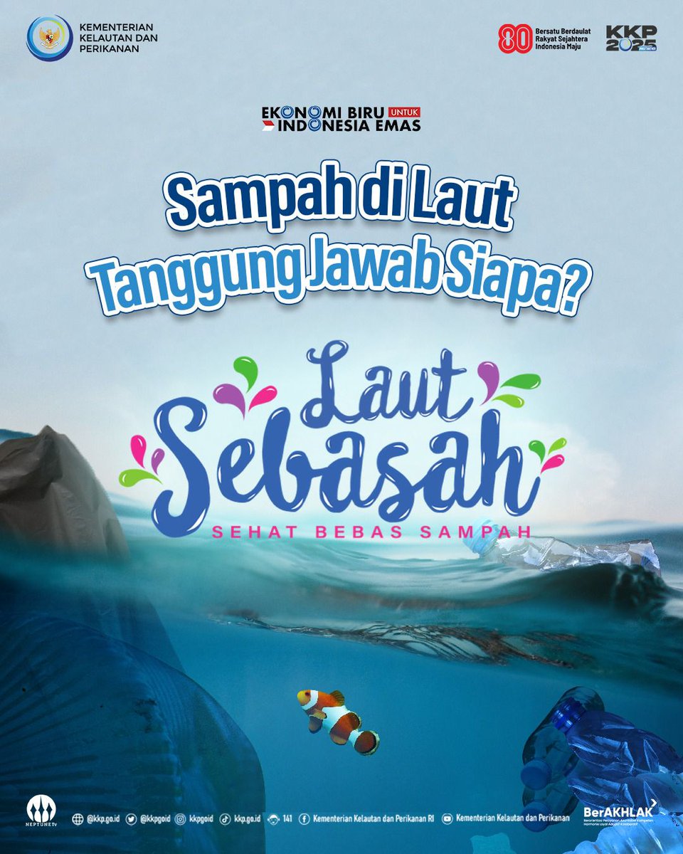 ppn_ambon's tweet photo. #SahabatBahari, tahu nggak sih kalo sebanyak 80% sampah laut berasal dari kegiatan di daratan yang bocor melalui sungai dan mencemari laut lho!!

#LautSEBASAH #LautSehatBebasSampah https://t.co/WIgD3lBaAI